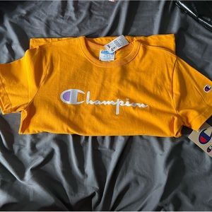 new champion orange/ yellow skirt